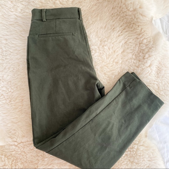 Forever 21 Olive Green Ankle Chinos - Picture 3 of 6